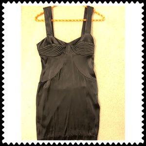 Black bodycon dress